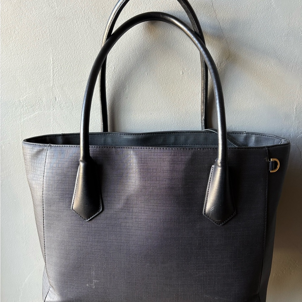 Dagne Dover Black Canvas Large Laptop Bag
